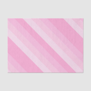 Papel De Seda Sombras das faixas diagonais rosa
