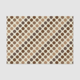Papel De Seda Sombras de Bolinhas castanhas de Shirley Taylor