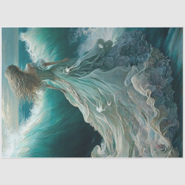 Papel De Seda Sonhar com o mar (Frente )