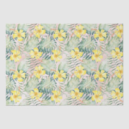 Papel De Seda Sonho De Largura De Ombre Rosa Tropical