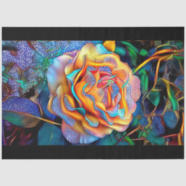 Papel De Seda Sonho de Rosa de Arte Glossy