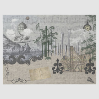 Papel De Seda Sonho de tubulação do órgão da tubulação