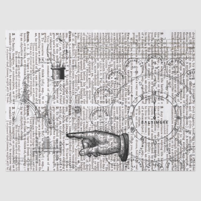 Papel De Seda Sonho mecânico (Frente )