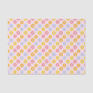 Papel De Seda Sorria Daisy Cute Groovy Retro