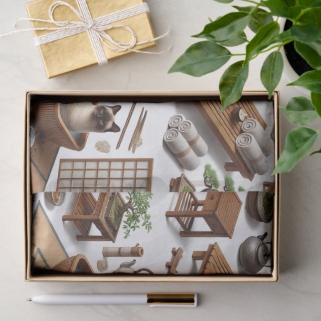 Papel De Seda Spa party for Siamese Cat Lovers  (Presente)