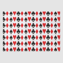 Papel De Seda Spade, Diamond, Club, Fatos De Cartões De Brincade