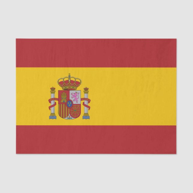 Papel De Seda Spain Flag (Frente )