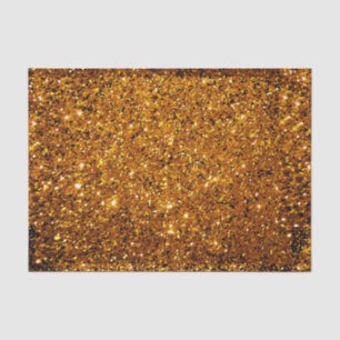 Papel De Seda Sparkles alaranjados