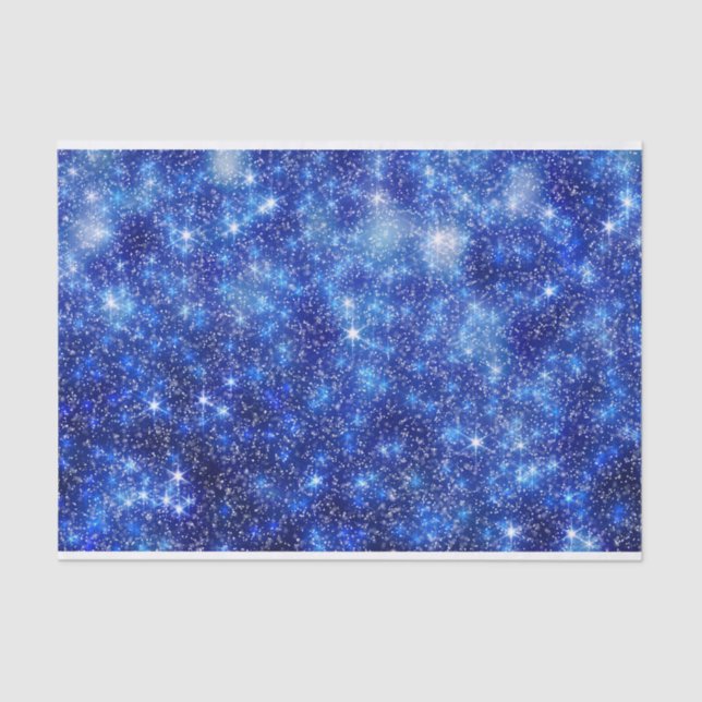 Papel De Seda Sparkly e Starry Night Sky (Frente )