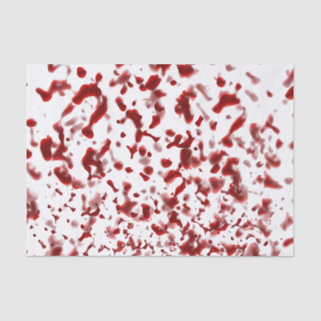 Papel De Seda Spatter do sangue (Frente )
