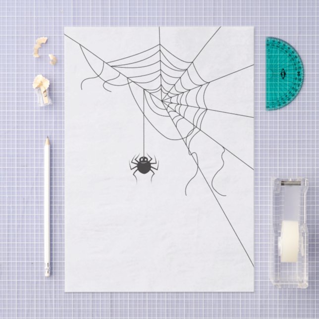 Papel De Seda spider web (Arte )