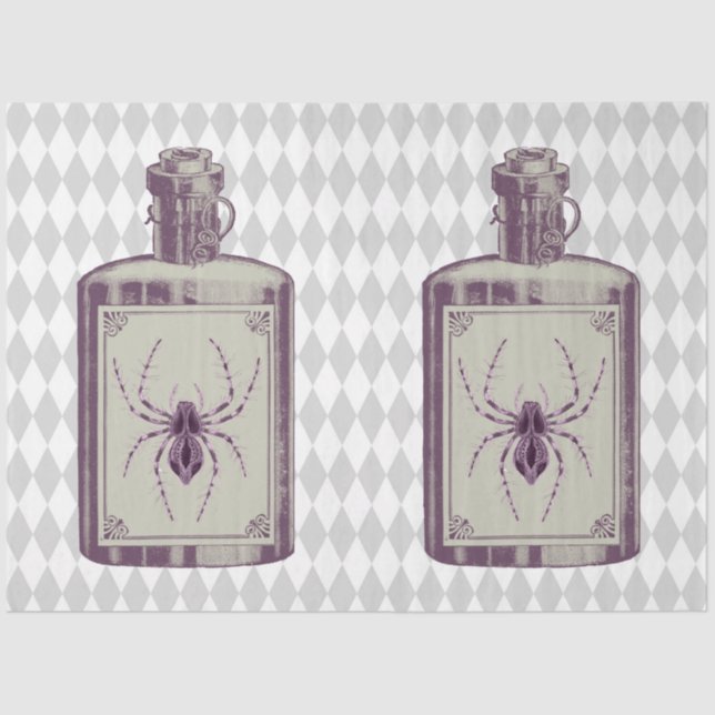 Papel De Seda Spider Witch Series Design 24 (Frente )
