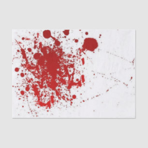 Papel De Seda Splatter o Dia das Bruxas do sangue