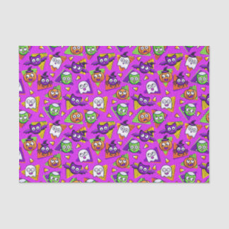 Papel De Seda Spooktacular Halloween Characters Tissue Paper