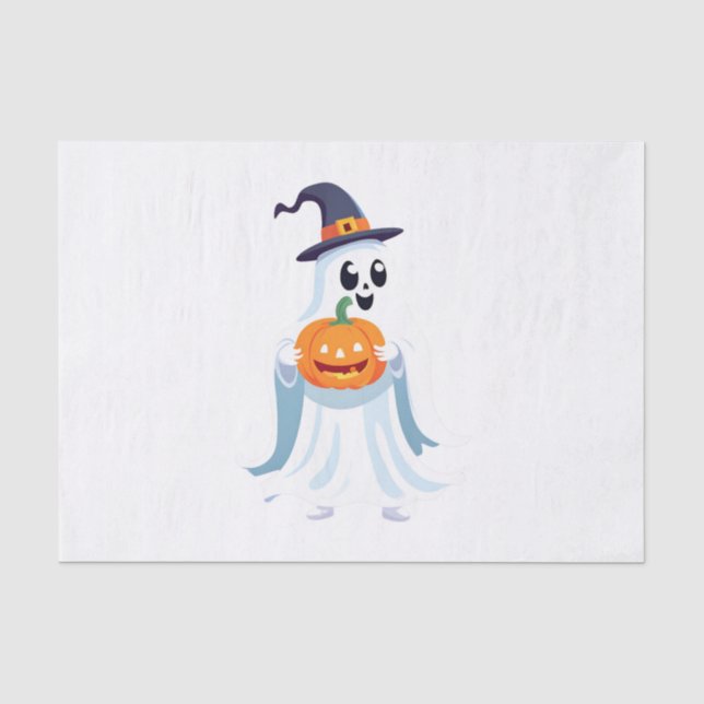 Papel De Seda Spooktacular Halloween Ghost (Frente )