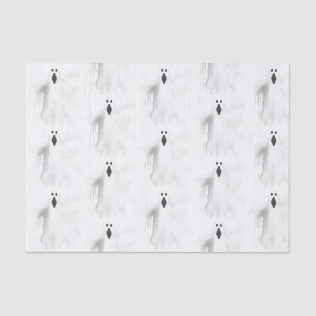 Papel De Seda Spooky Ghost (Frente )