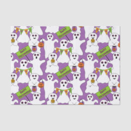 Papel De Seda Spooky Ghost Halloween
