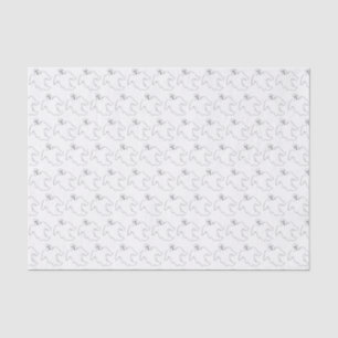 Papel De Seda Spooky Ghost Happy Halloween Trick ou Treat Impres