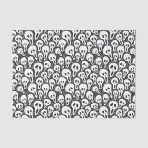 Papel De Seda Spooky Ghost Pattern