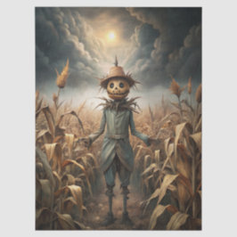 Papel De Seda Spooky Gothic Scarecrow Fantasy