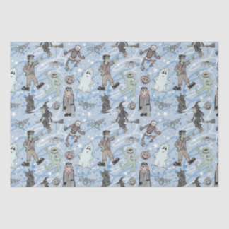 Papel De Seda Spooky Halloween
