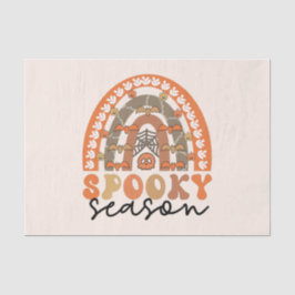 Papel De Seda Spooky Season Halloween Rainbow Fall