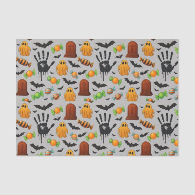 Papel De Seda Spooky Sweets & Shadows (Frente )