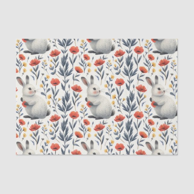 Papel De Seda Springtime Bunny (Frente )