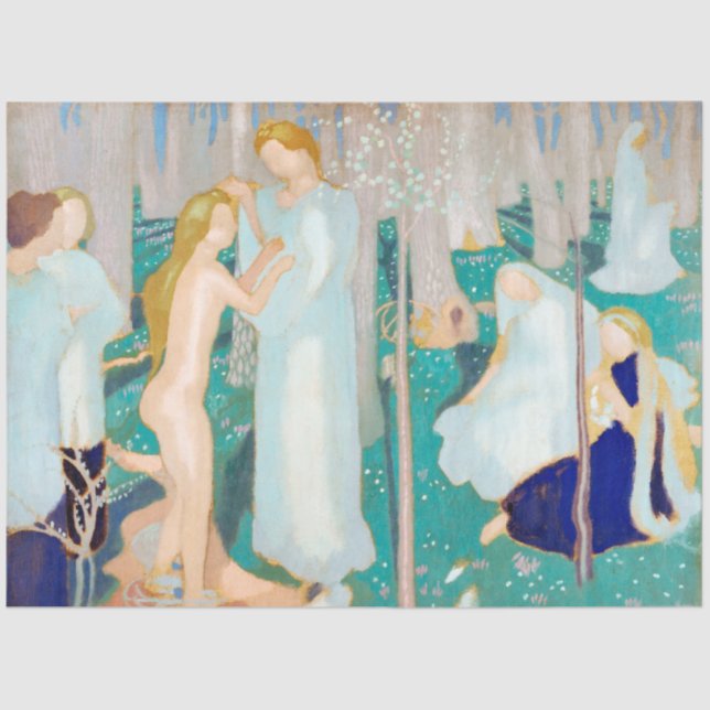 Papel De Seda Springtime, Maurice Denis (Frente )