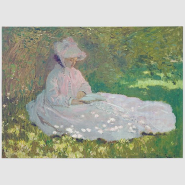 Papel De Seda Springtime, Monet (Frente )