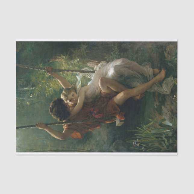 Papel De Seda Springtime por Pierre-Auguste Cot (Frente )