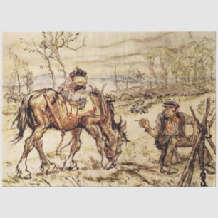 Papel De Seda Sr Toad e o Cigano por Arthur Rackham