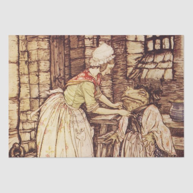 Papel De Seda Sr. Toad se veste por Arthur Rackham (Frente )
