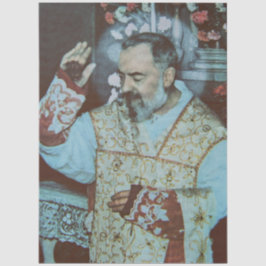 Papel De Seda St. Padre Pio of Pietrelcina The Seraphic Priest