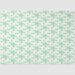 Papel De Seda St. Patrick's Birthday Cake Pattern
