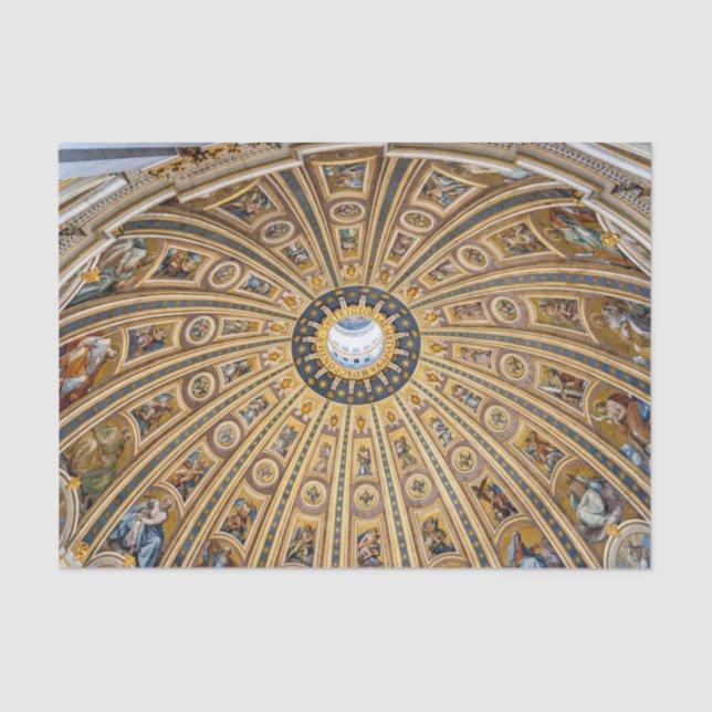Papel De Seda St. Peter's Basilica Dome - Vatican, Rome, Italy (Frente )
