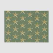 Starfish Beach Coast Christmas Seashell Dourado Gr