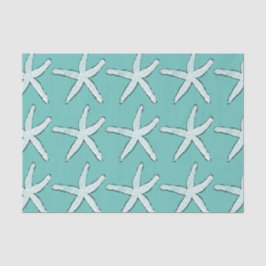 Papel De Seda Starfish Pattern Beach NIMO Coastal Azul