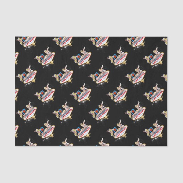 Papel De Seda Starry Las Vegas - Sinal de boas-vindas (Frente )