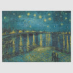 Papel De Seda Starry Night por Vincent van Gogh<br><div class="desc">Vincent van Gogh - Noite Estrelada,  1888. Vincent Willem van Gogh (1853-1890) foi um pintor holandês do Posto-impressionista que se tornou,  postumamente,  uma das figuras mais famosas e influentes da história da arte ocidental.</div>