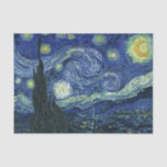 Papel De Seda Starry Night Vincent van Gogh Fine Art Painting<br><div class="desc">Vincent van Gogh (holandês, 1853 - 1890) Starry Night, 1889, Oil on canvas Unframed: 73 × 92 cm (28, 7 × 36, 2 pol) Esta pintura mostra a vista da janela virada para leste da sala de asilo de Van Gogh na Santo-Rémy-de-Provence Ele acrescentou uma vila idealizada. Está na coleção...</div>
