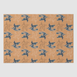 Papel De Seda Starry Night Witch Halloween