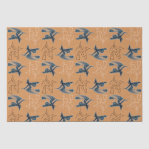 Papel De Seda Starry Night Witch Halloween