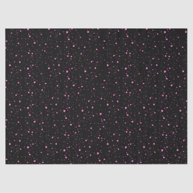 Papel De Seda Starry Pink Night (Frente )