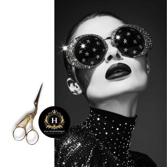 Papel De Seda Starry Rhinestone Sunglass Decoupage (Criador carregado)