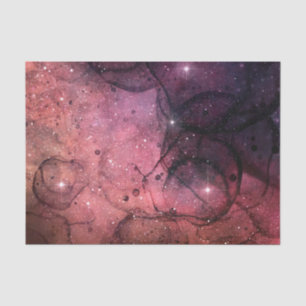 Papel De Seda Starry Stars Espacial Galáxia Padrão Espaço Ext