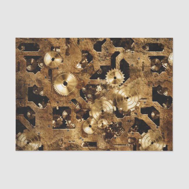 Papel De Seda Steampunk (Frente )