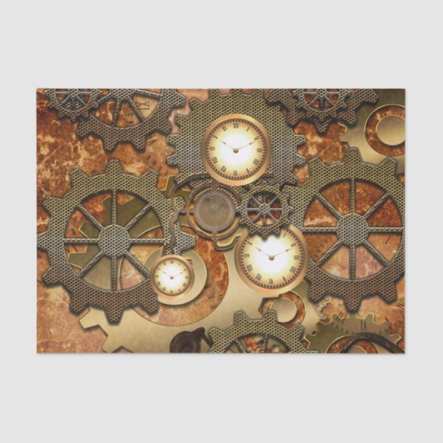 Papel De Seda Steampunk (Frente )