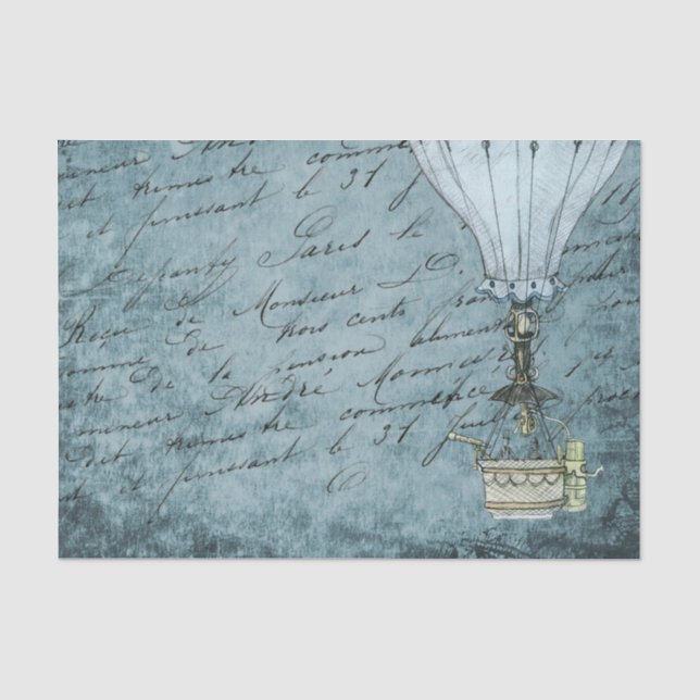 Papel De Seda Steampunk Antigo (Frente )