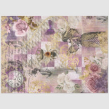 Steampunk Bee Victorian Woman Pink Checks Script